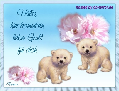 Gaestebuchbild Liebe Gruesse