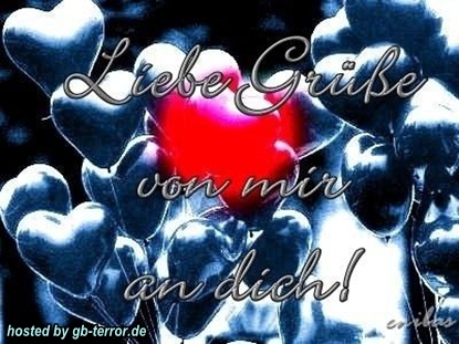 Gaestebuchbild Liebe Gruesse