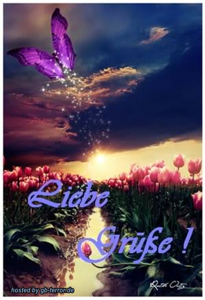 Liebe Gruesse Gaestebuch Bild