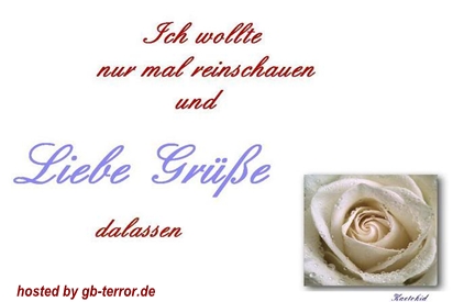 Liebe Gruesse Gaestebuch Bild