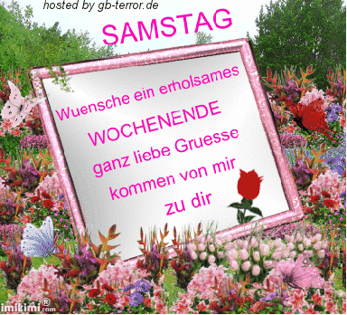 Samstagsgruesse Gaestebuch Bild