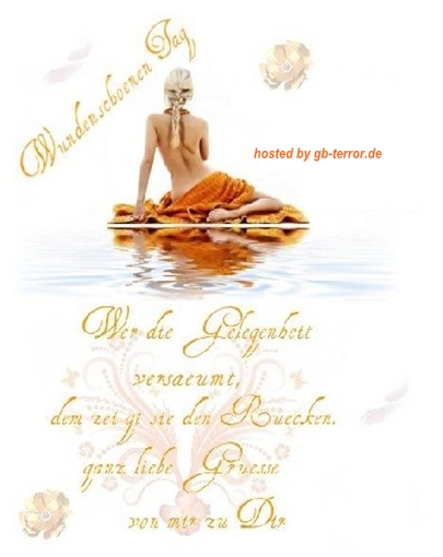 Schoenen Tag Gaestebuchbild