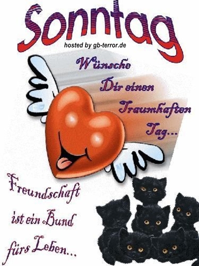 Sonntag Gästebuch Bild