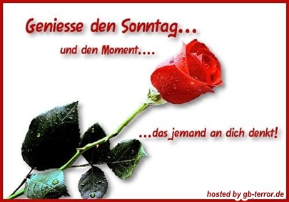 Sonntag Gaestebuch Bild