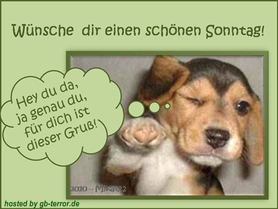 Sonntagsgruesse GB Bild
