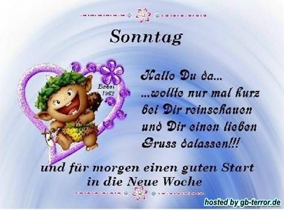 Sonntagsgruß GB