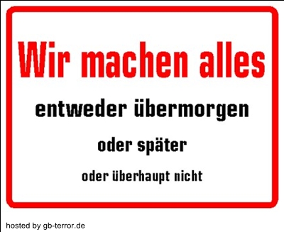 Lustiger GB Spruch Bild