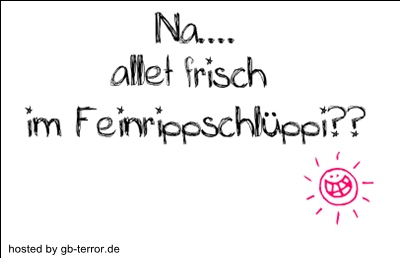 Lustiger GB Spruch Eintrag