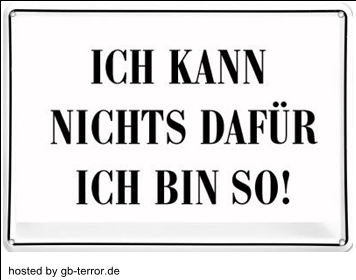 Witziges Spruch GB Bild