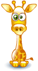 Animiertes Bild Giraffe