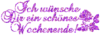 Gästebuch Eintrag Wochenendgruesse