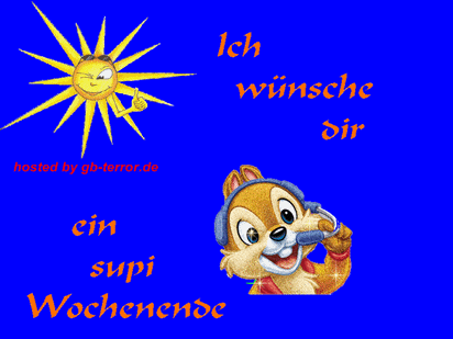 Gaestebuch Eintrag Wochenendgruß