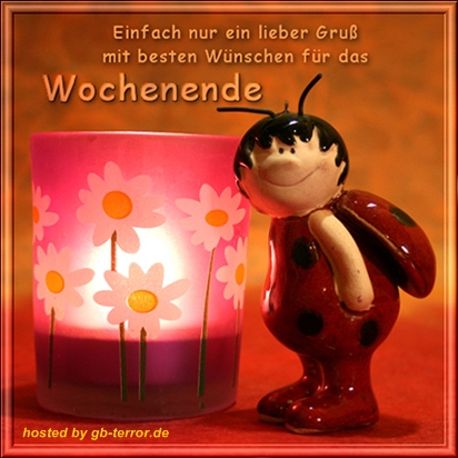 Gästebuch Eintrag Wochenendgruß