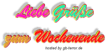 Gästebucheintrag Wochenend Gruesse