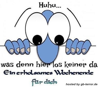 GB-Eintrag Wochenendgruß