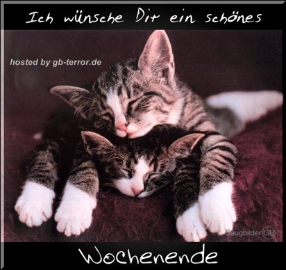 GB-Eintrag Wochenendgruß