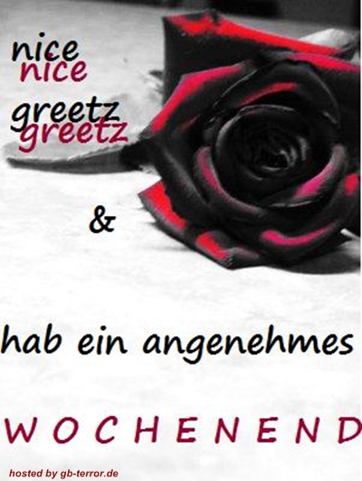 Schönes Wochenende GB Eintrag