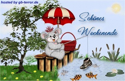 Wochenend Gruss GB Bild
