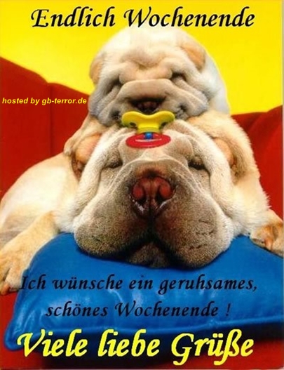 Wochenend Gruss GB Eintrag