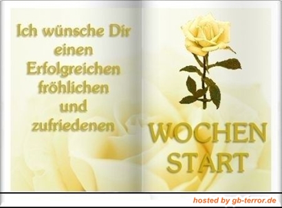 Gästebuch Bild Wochenbeginn