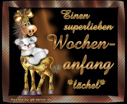 Gaestebuch Bild Wochenbeginn