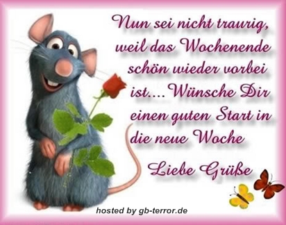 Gästebuch Eintrag Wochenstart