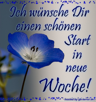 Gästebucheintrag Wochenstart