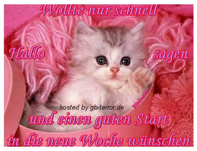 Wochenanfang Gästebuch Eintrag