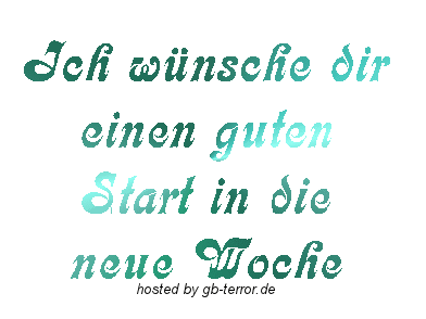 Wochenanfang Gästebuchbilder