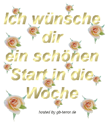 Wochenanfang Gaestebucheintrag