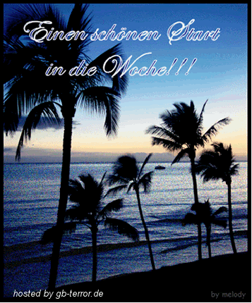 Wochenanfang Gästebucheintrag