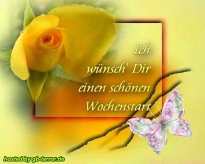 Wochenbeginn Gästebuch Bild