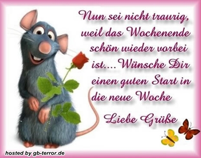 Wochenbeginn Gästebuch Bilder