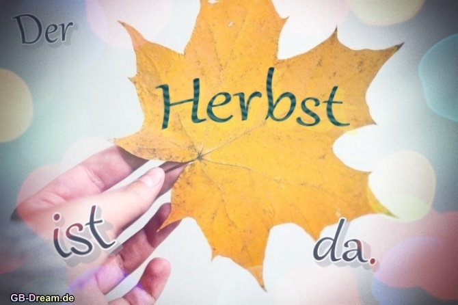 Der Herbst ist da