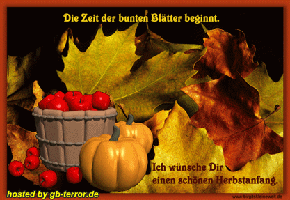 Herbstanfang Gaestebucheintrag