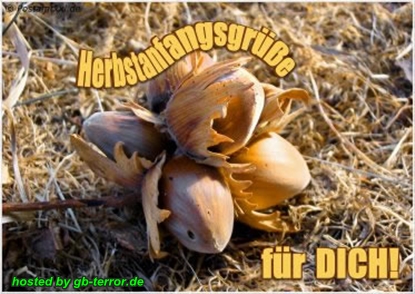 Herbstanfang Grüße GBBild