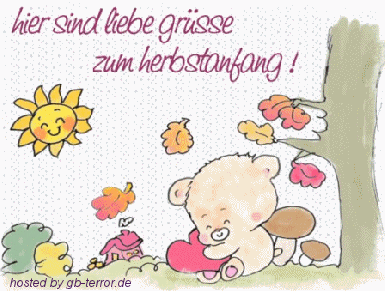 Herbstgruesse Gaestebuch Bild