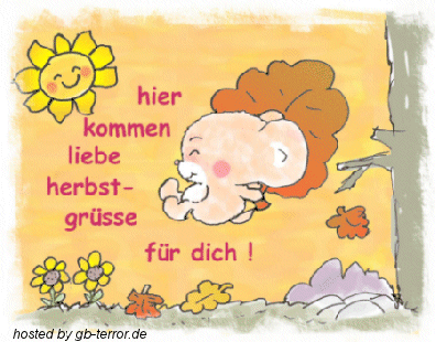 Herbstgruesse Gaestebuch Bild