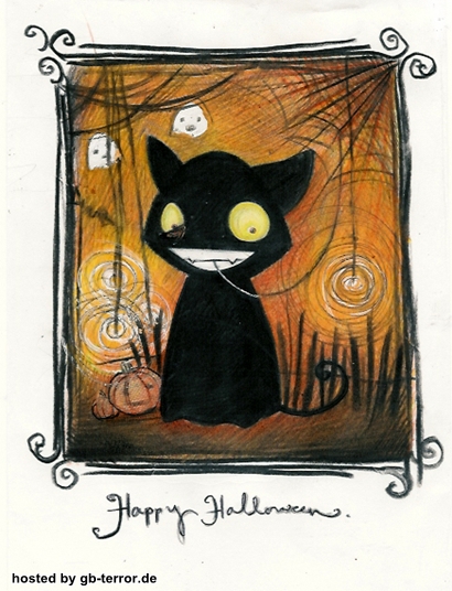 Gästebuchbild Halloween Grüsse