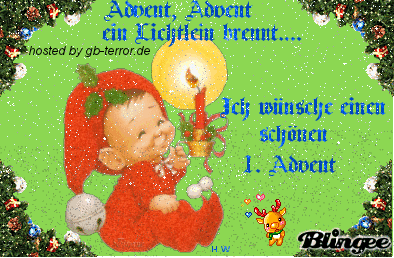 Erster Advent Gästebuchbild