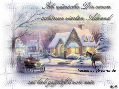 Vierter Advent Gästebuch Eintrag