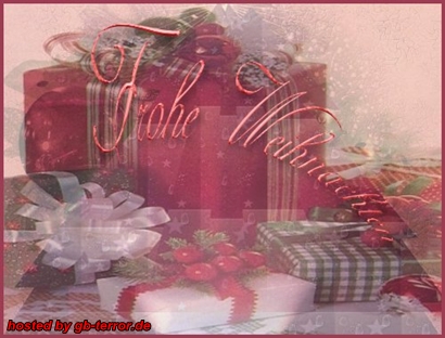 Frohe Weihnachten GB Eintrag