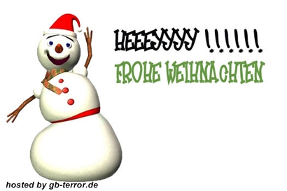 Frohe Weihnachten GBEintrag