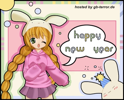 Gaestebuch Eintrag zum Neuen Jahr