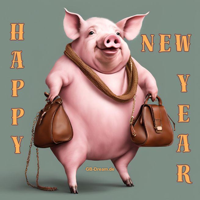 Gaestebuch Eintrag zum Neuen Jahr