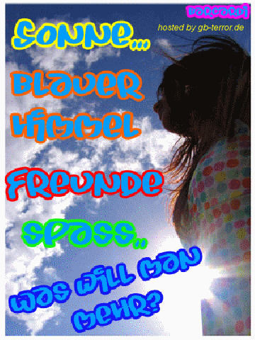 Gästebucheintrag Sommer