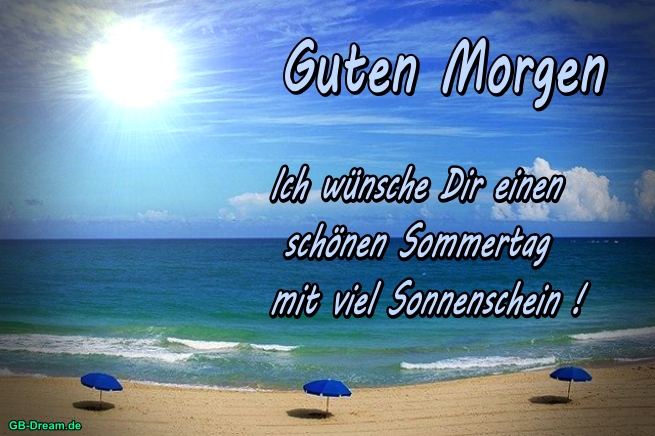 Guten Morgen Sommergrüsse
