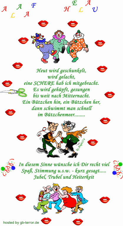 Faschings Gaestebucheintrag