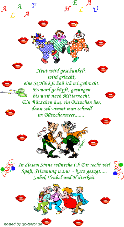 Karneval Gästebuchbild