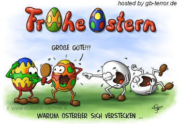 Frohe Ostern Gaestebuchbild